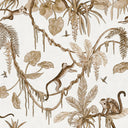 Close-up of the Playful Monkeys – Vintage White wallpaper mural