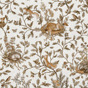 Close-up of the Playful Woods – Vintage White wallpaper mural
