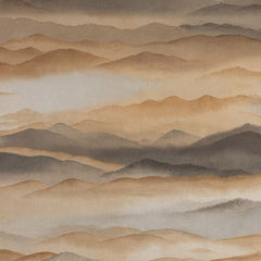 Close-up of the Roerich Silence wallpaper mural by Grigory Gladarev