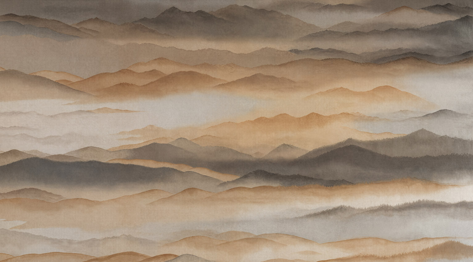 Roerich Silence wallpaper mural by Grigory Gladarev