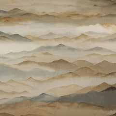 Close-up of the Roerich Twilight wallpaper mural by Grigory Gladarev