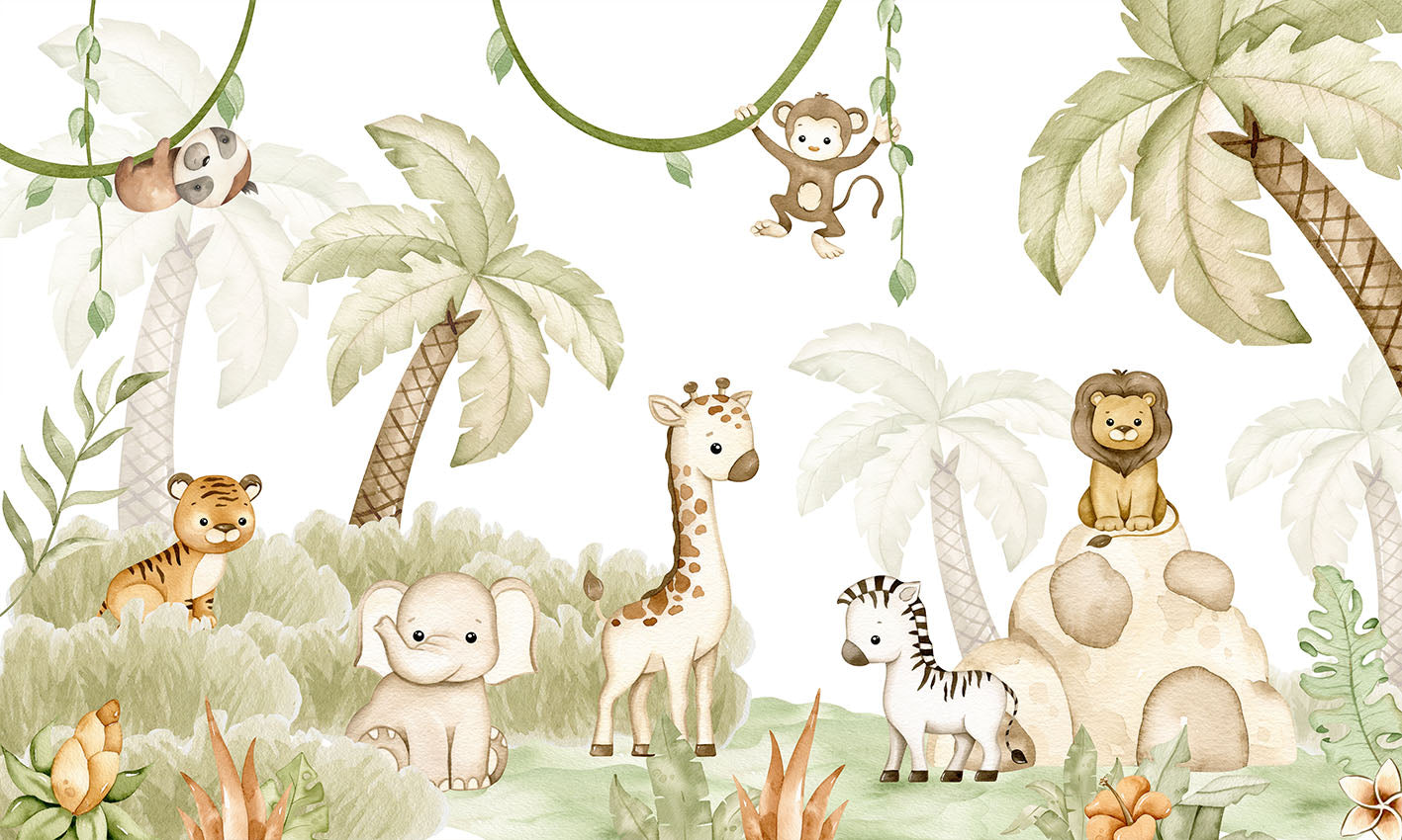 Savannah Joy wallpaper mural by Oliver Robins