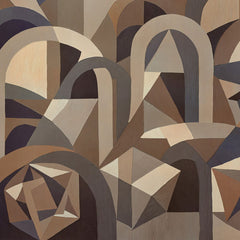 Close-up of the Silent Axis wallpaper mural by Grigory Gladarev