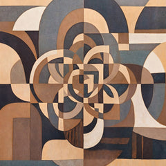 Close-up of the Silent Passage wallpaper mural by Grigory Gladarev