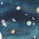 Close-up of the Space Joy – Dark wallpaper mural by Oliver Robins
