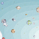 Close-up of the Space Joy – Light wallpaper mural by Oliver Robins