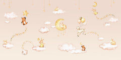Sweet Dreams – Pink wallpaper mural by Oliver Robins