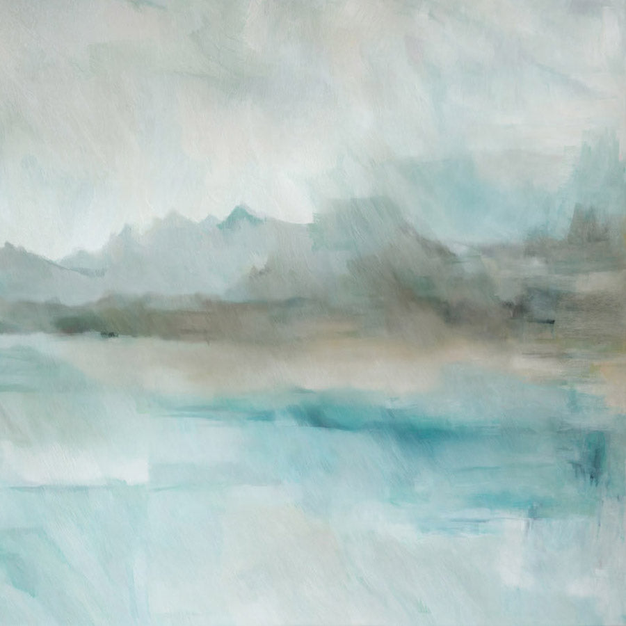 Close-up of the Velvet Horizon wallpaper mural by Grigory Gladarev
