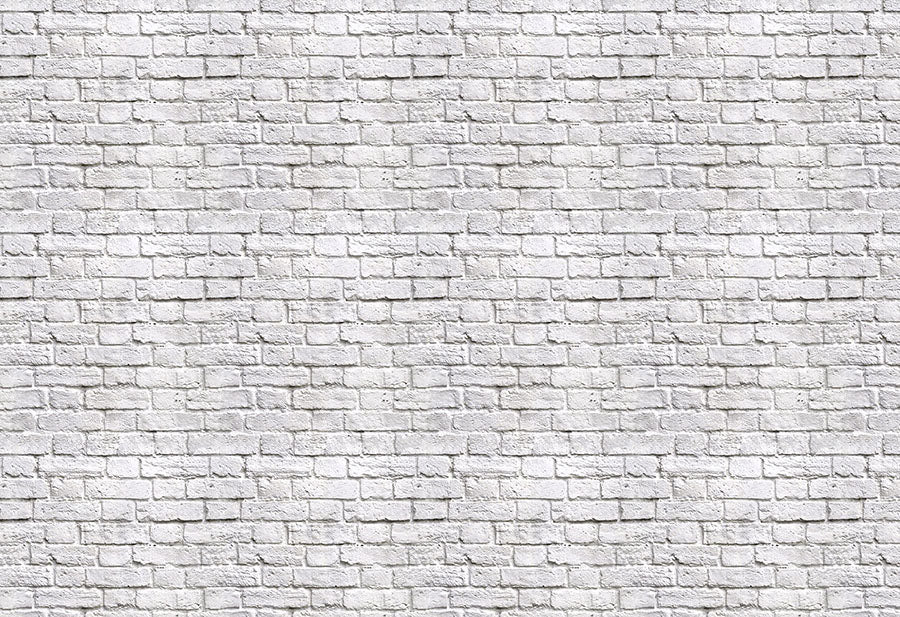 White Brick effect wallpaper wall mural design